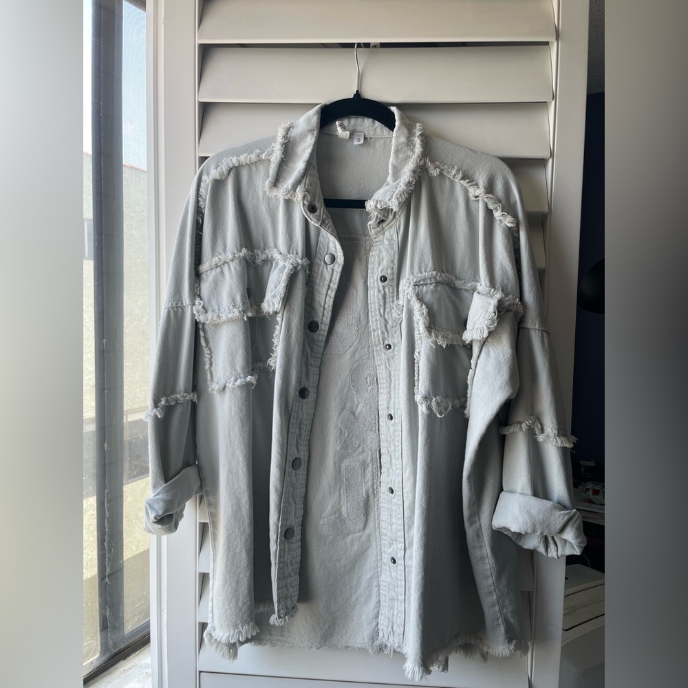Rock & Roll Light Gray shirt/Jacket